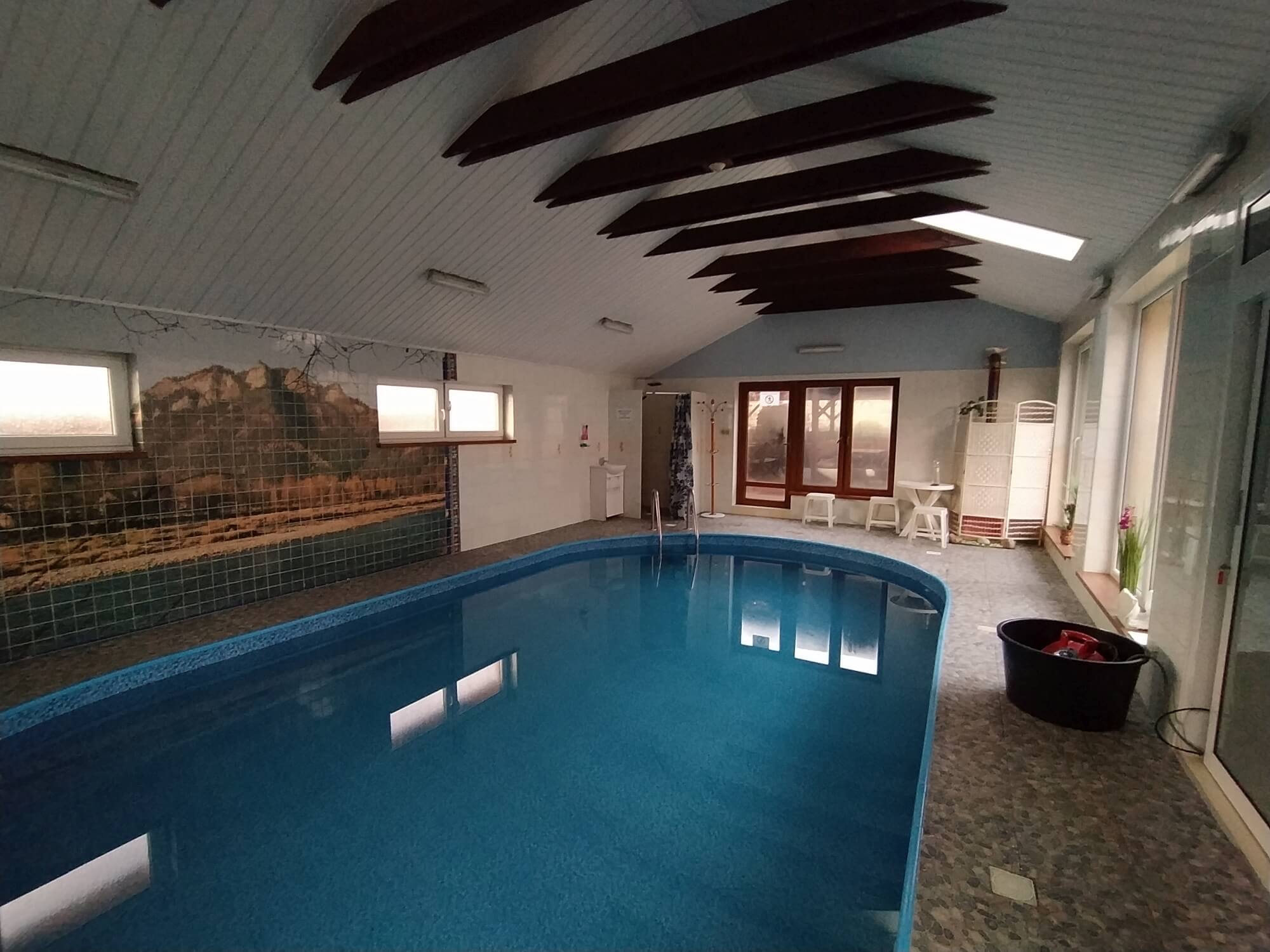Vnútorný bazén v Zamagurskom dome