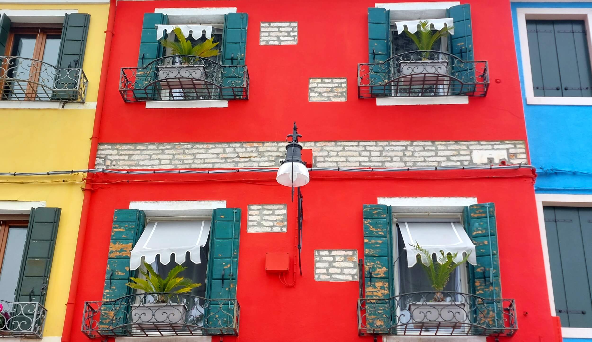 Farebné domčeky na ostrove Burano