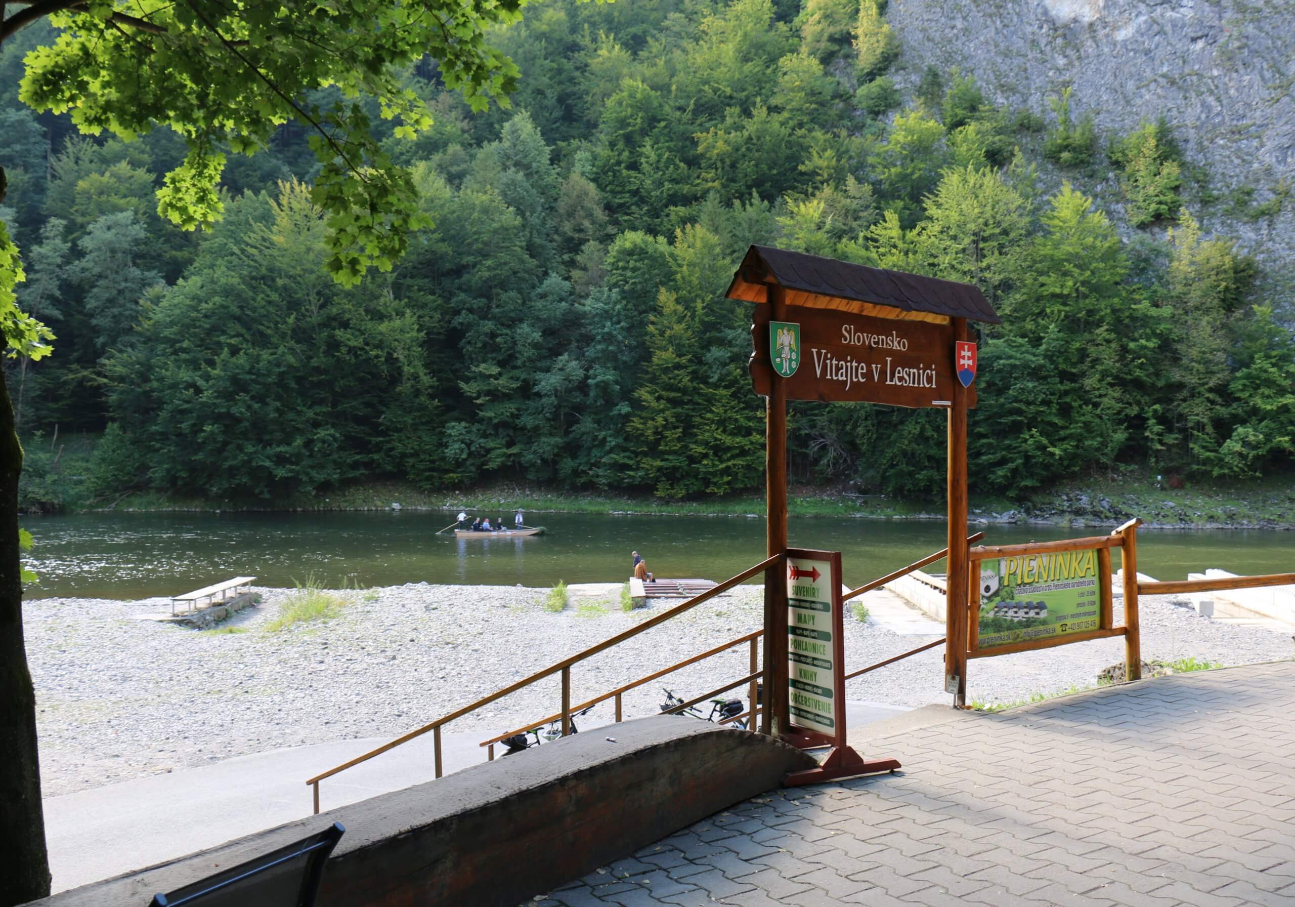 Lesnica- cieľová zastávka pltí na Dunajci