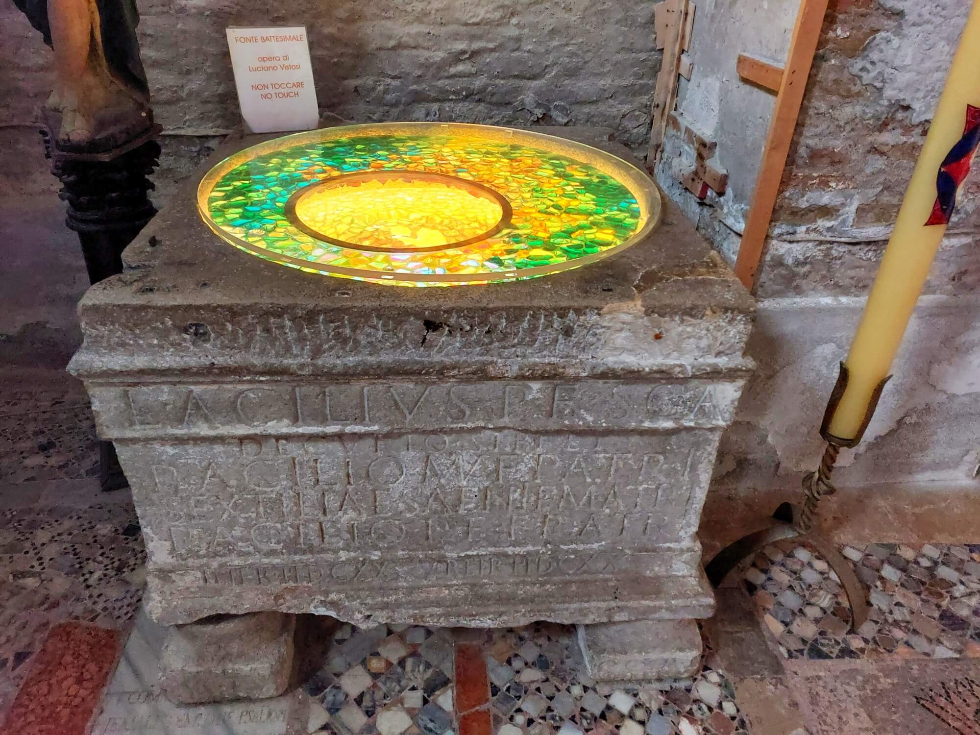 Sklená mozajka v kostole na ostrove Murano