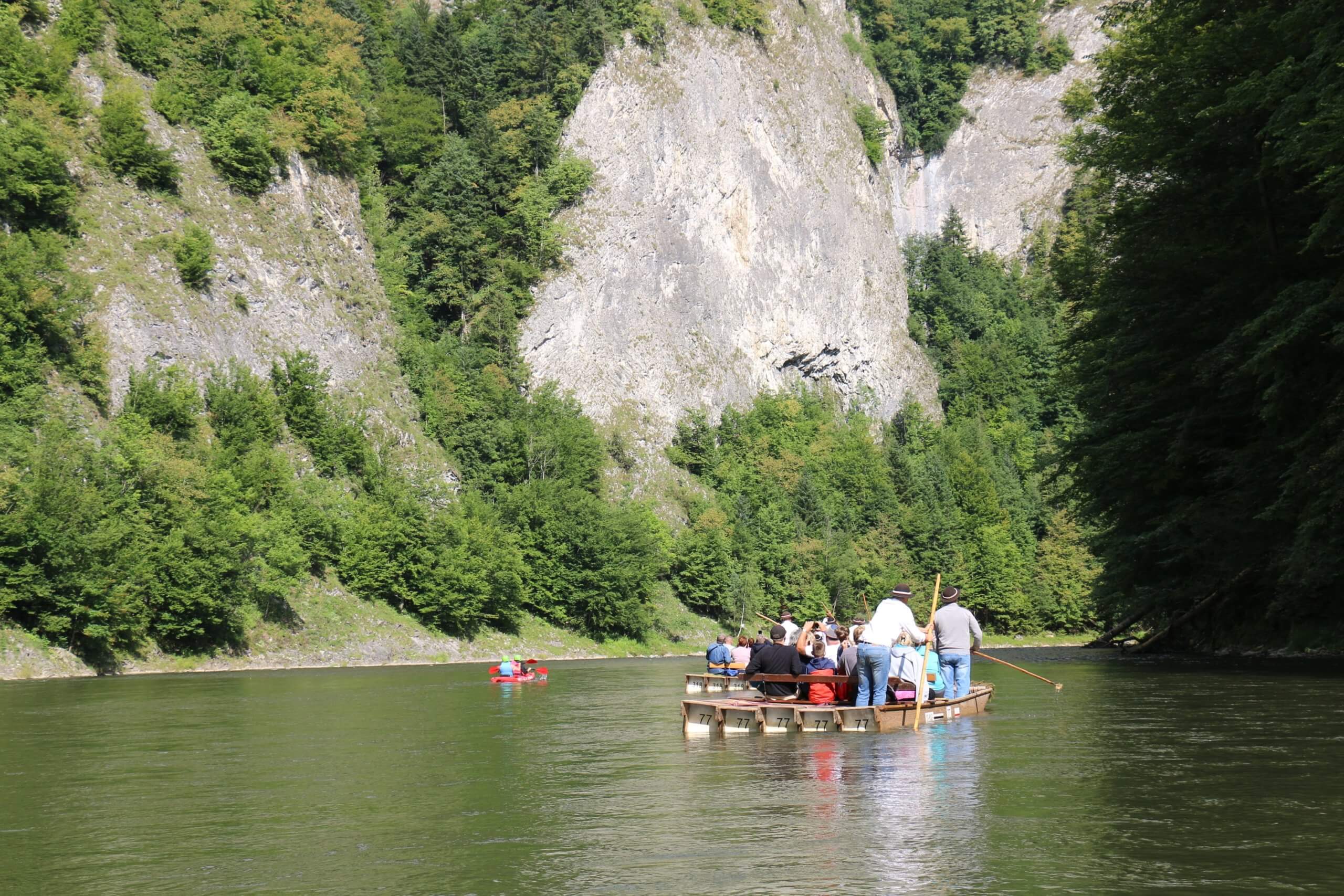 Splavovanie Dunajca na pltiach